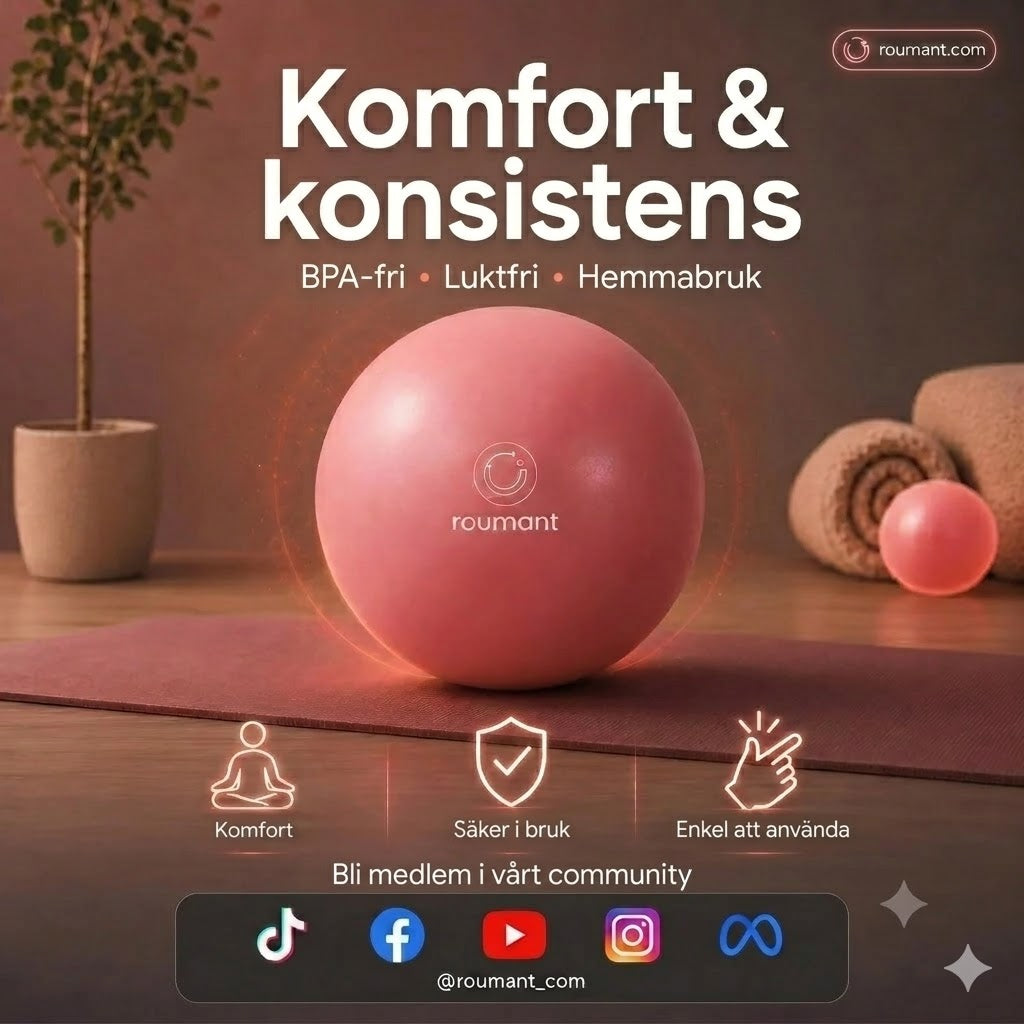 Pilatesboll 15 cm – explosionssäker, halkfri bikakedesign, bärbar