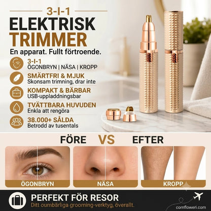Precisionstrimmer för ögonbryn