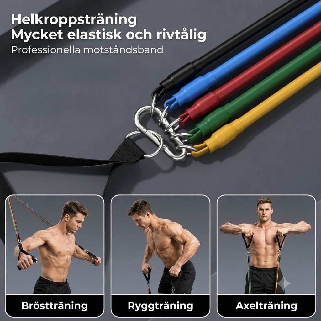 Set med 5 träningsband