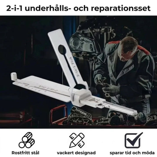 Låsdyrk och nyckelavkodare i rostfritt stål