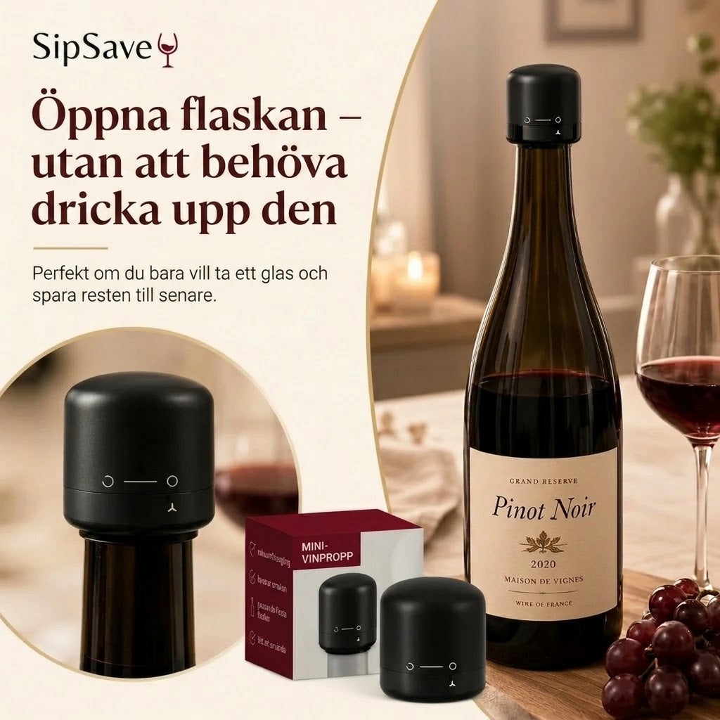 Flaskproppar för vin och champagne 4-pack
