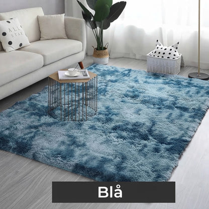 Plyschmatta i siden och ull