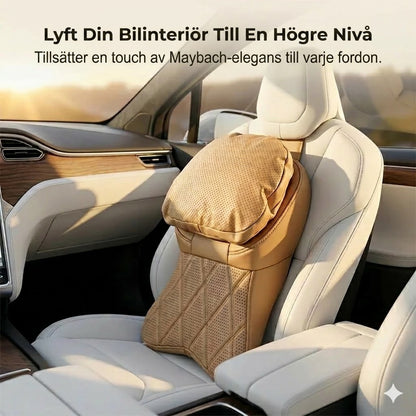 Nackstöd för bil i PU-läder av flygplanskvalitet