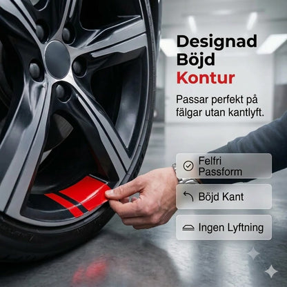 Reflekterande fälgtejp för bilhjul