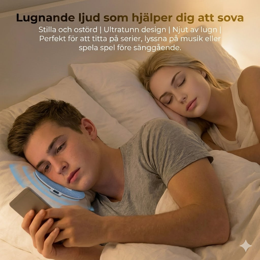 11 mm ultratunn Bluetooth-sovhögtalare