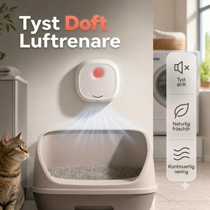 Tyst luktborttagare för husdjurslukt