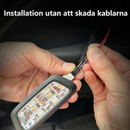 Dynamisk LED-list för bagageutrymme med välkomstfunktion