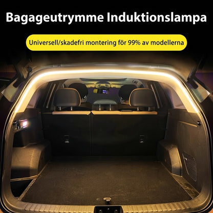 Dynamisk LED-list för bagageutrymme med välkomstfunktion