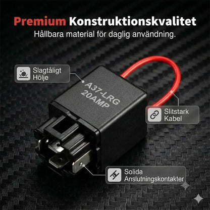 Testkit för bilreläer med startkablar