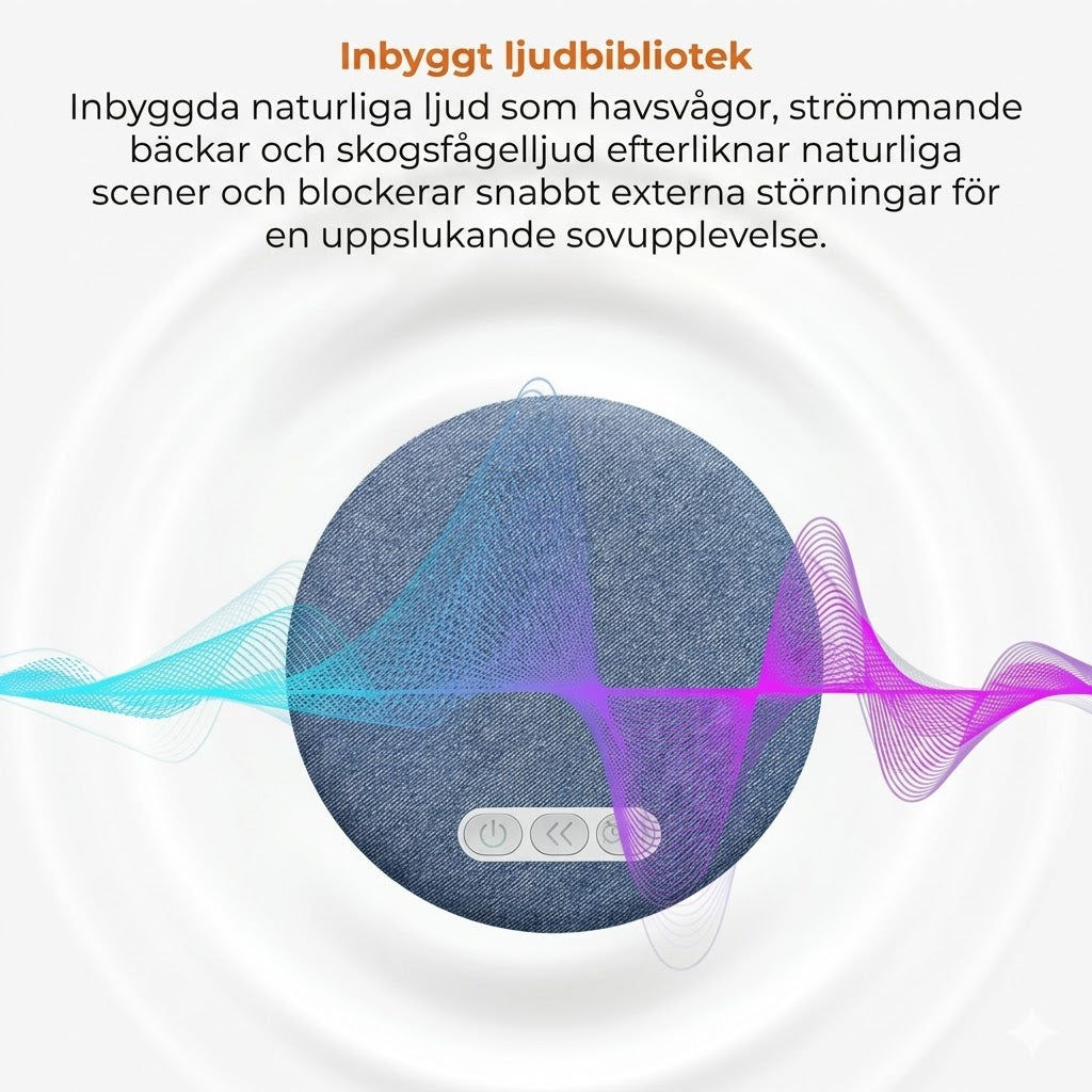 11 mm ultratunn Bluetooth-sovhögtalare