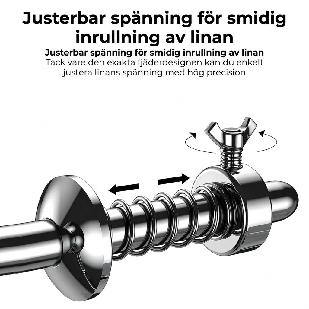 Upprullare för fiskelina