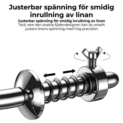 Upprullare för fiskelina
