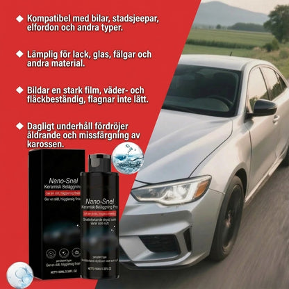 Nanokeramisk högglansspray för bildetaljering