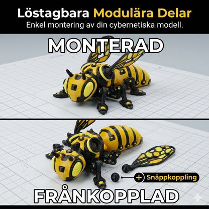 Det här är ingen insekt, det är ett mecha-monster! Demonterbara leder, futuristisk design