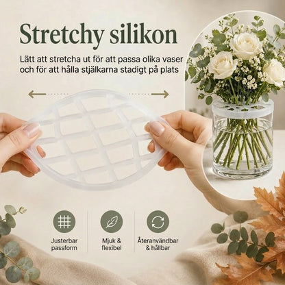BlomFix töjbara blomsterhållare i silikon 4 pack