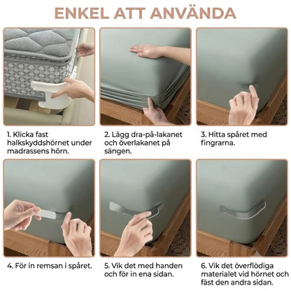 Lakanclips för sträckta lakan, 4-pack