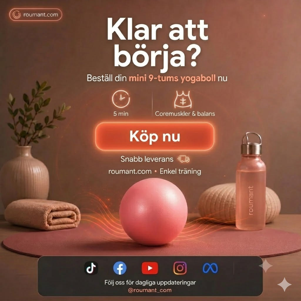 Pilatesboll 15 cm – explosionssäker, halkfri bikakedesign, bärbar