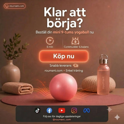Pilatesboll 15 cm – explosionssäker, halkfri bikakedesign, bärbar