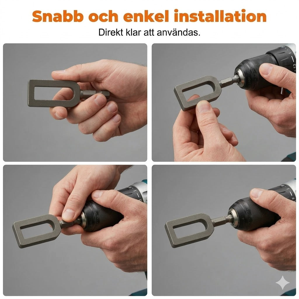Trådskalare och kabeltvinnare för borrmaskin
