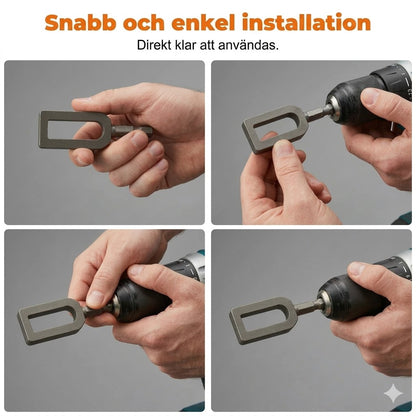 Trådskalare och kabeltvinnare för borrmaskin