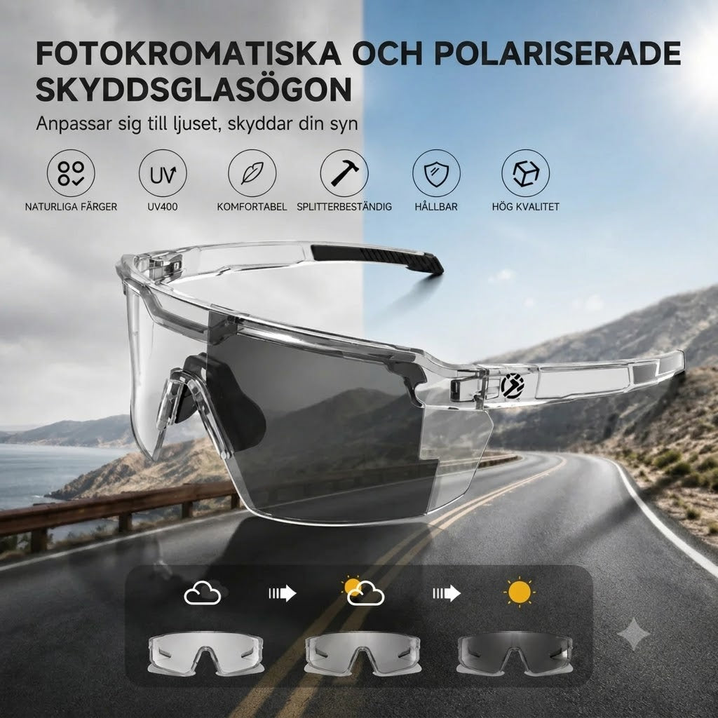Fotokromatiska solglasögon – Perfekt syn i alla ljusförhållanden