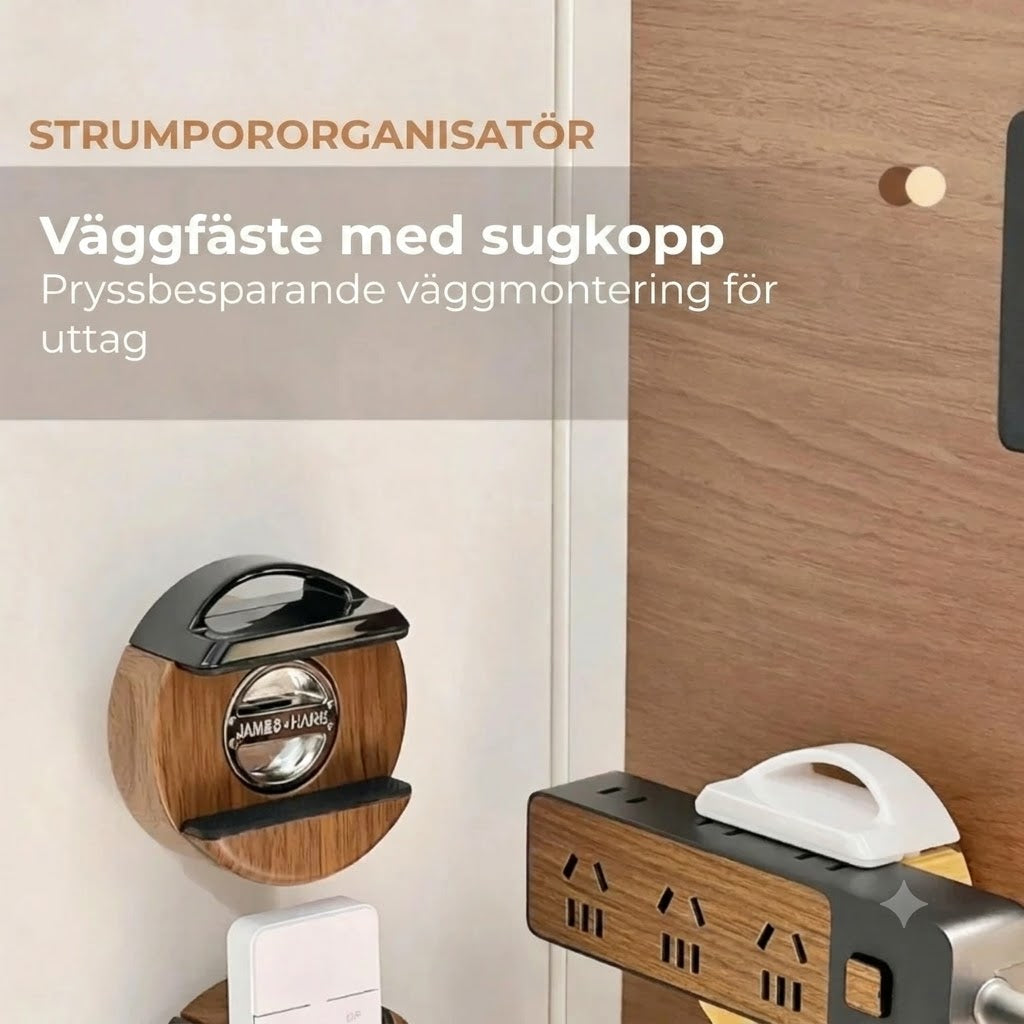 Kabelhållare med sugkopp