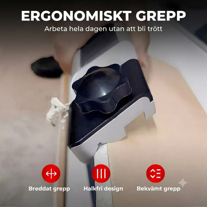 Gipsskivehyvel för 45 graders fasning