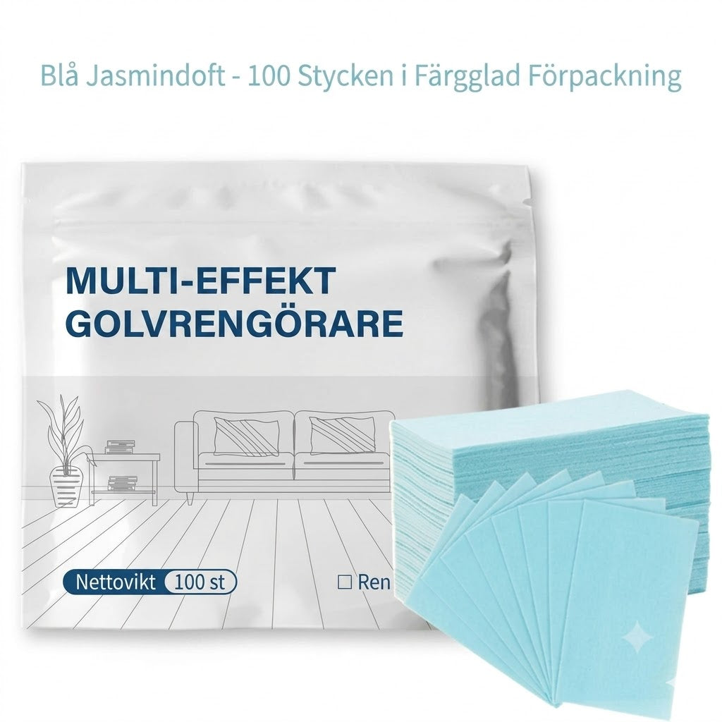 Multi-effekt golvrengöringsark (100-pack)