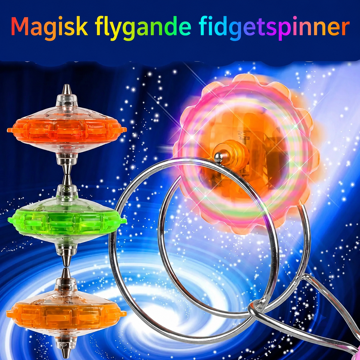Magnetisk LED-fidgetspinner