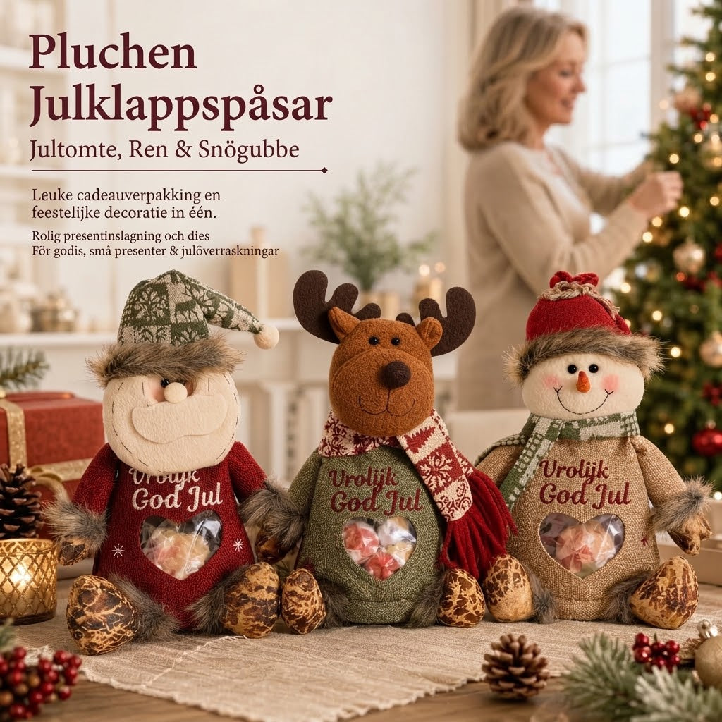 3D julklappspåsar
