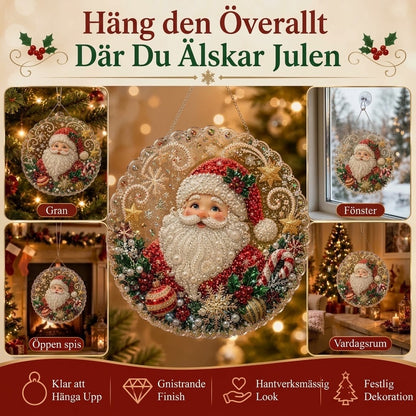 DIY diamantmålning julhängen med pärlor