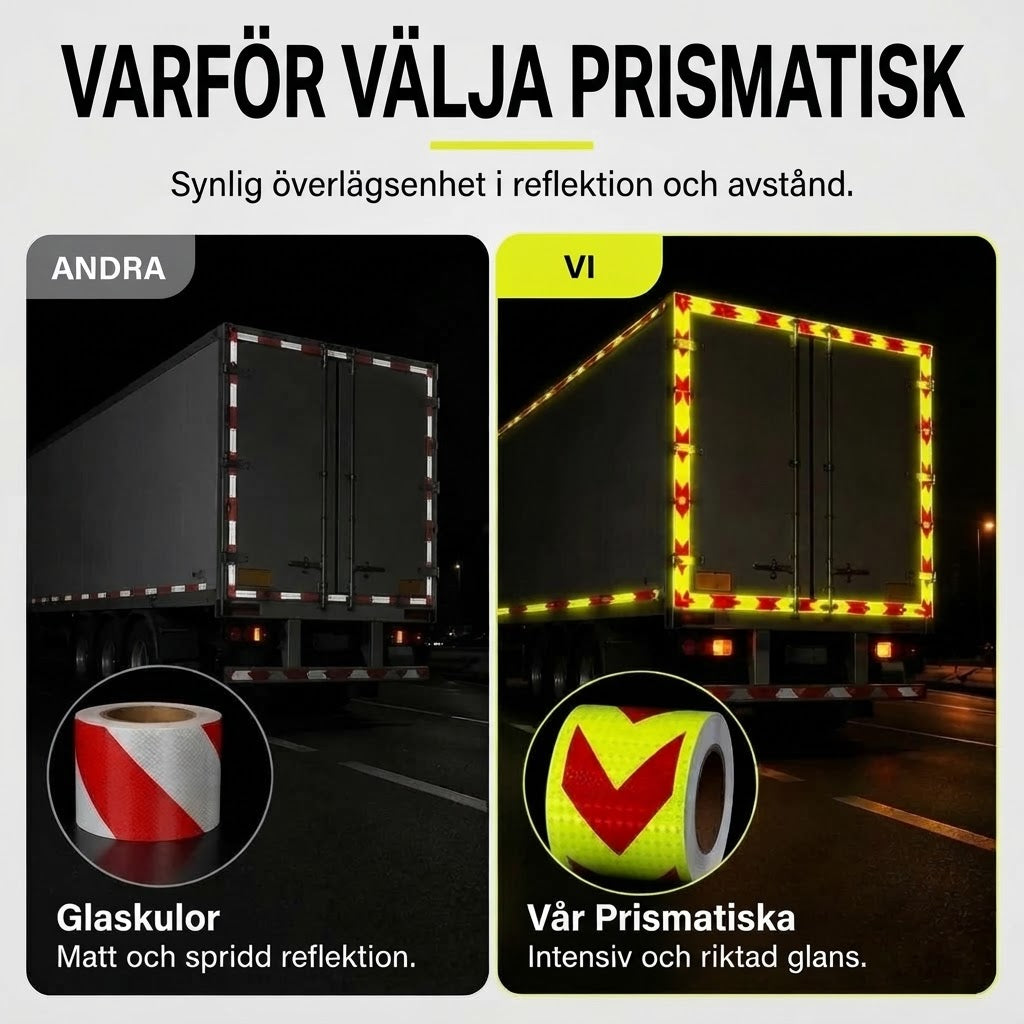 Vattentät självhäftande reflekterande piltejp 5 meter