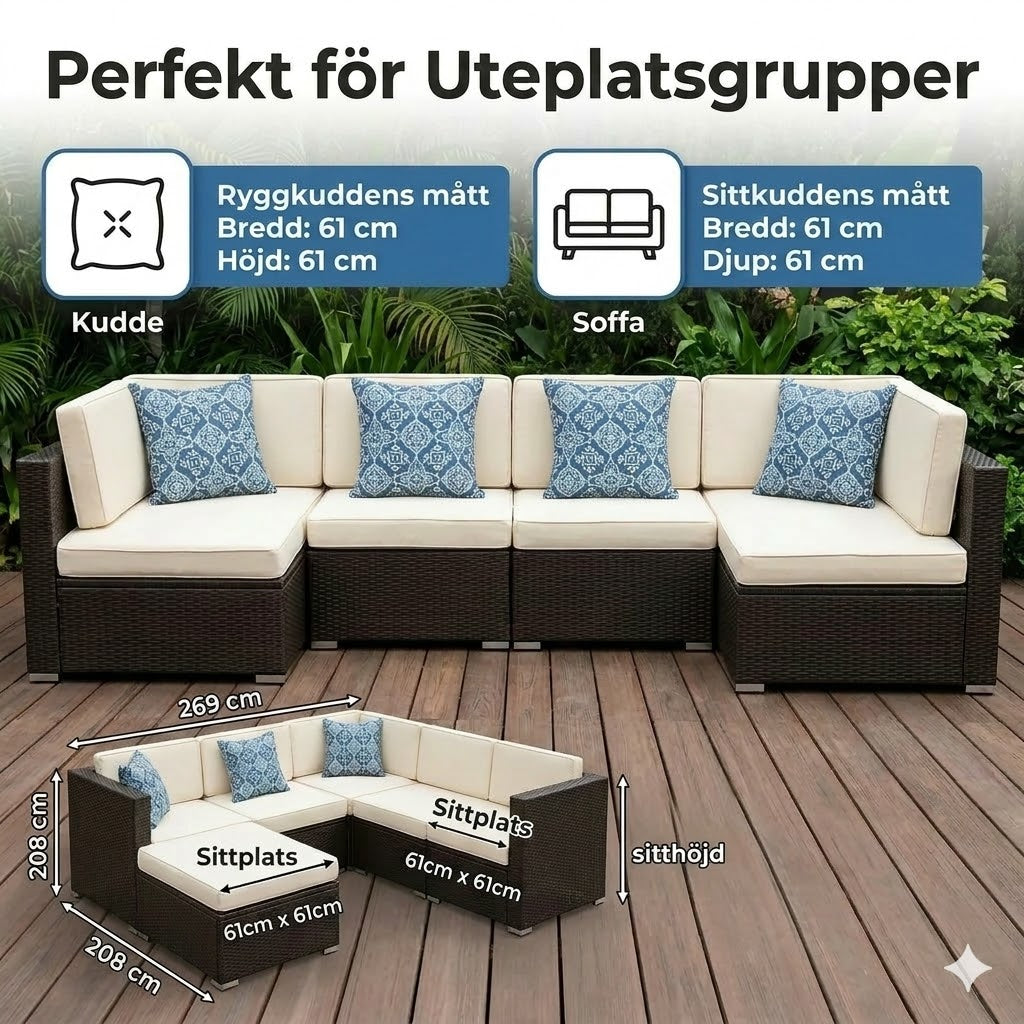 Dynaöverdrag till utemöbler