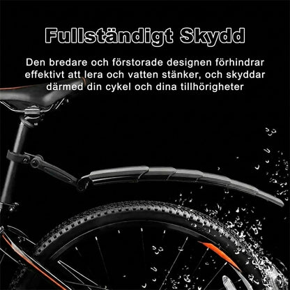 Infeldbart och justerbart stänkskärmskit för cykel