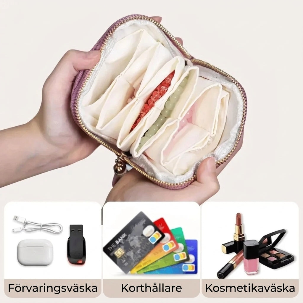 Smyckesetui i sammet