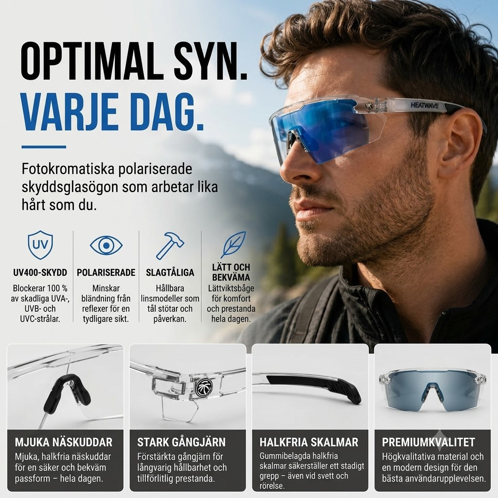 Fotokromatiska solglasögon – Perfekt syn i alla ljusförhållanden