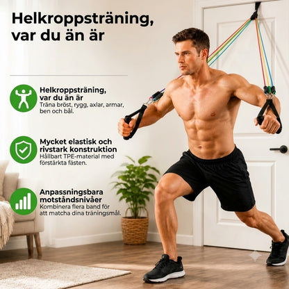 Set med 5 träningsband