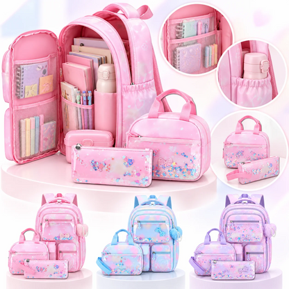 DreamPack 3-delat skolset med glittrande detaljer