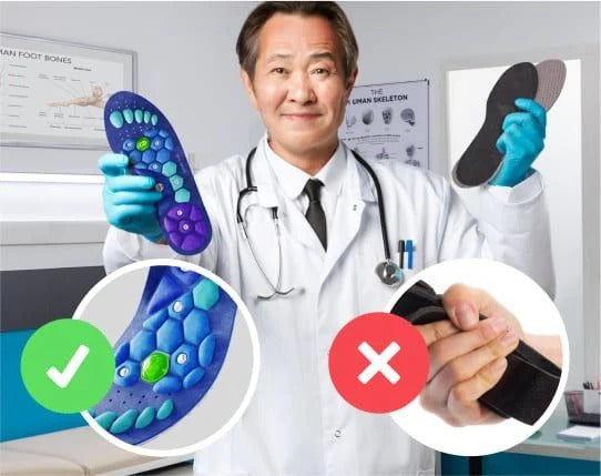 Medivital Magnetiska Akupressur-Inläggssulor