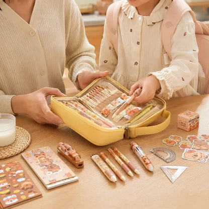 Kapibara skolset med organizer 50 delar