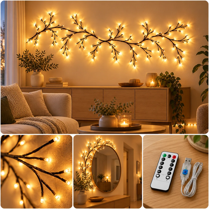 Twinkle Wood LED-dekorationsgrenar