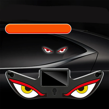 Häftiga solcellsdivna LED-demon eyes