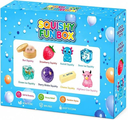 Squishy Fun Box mysterybox med 8 squishies