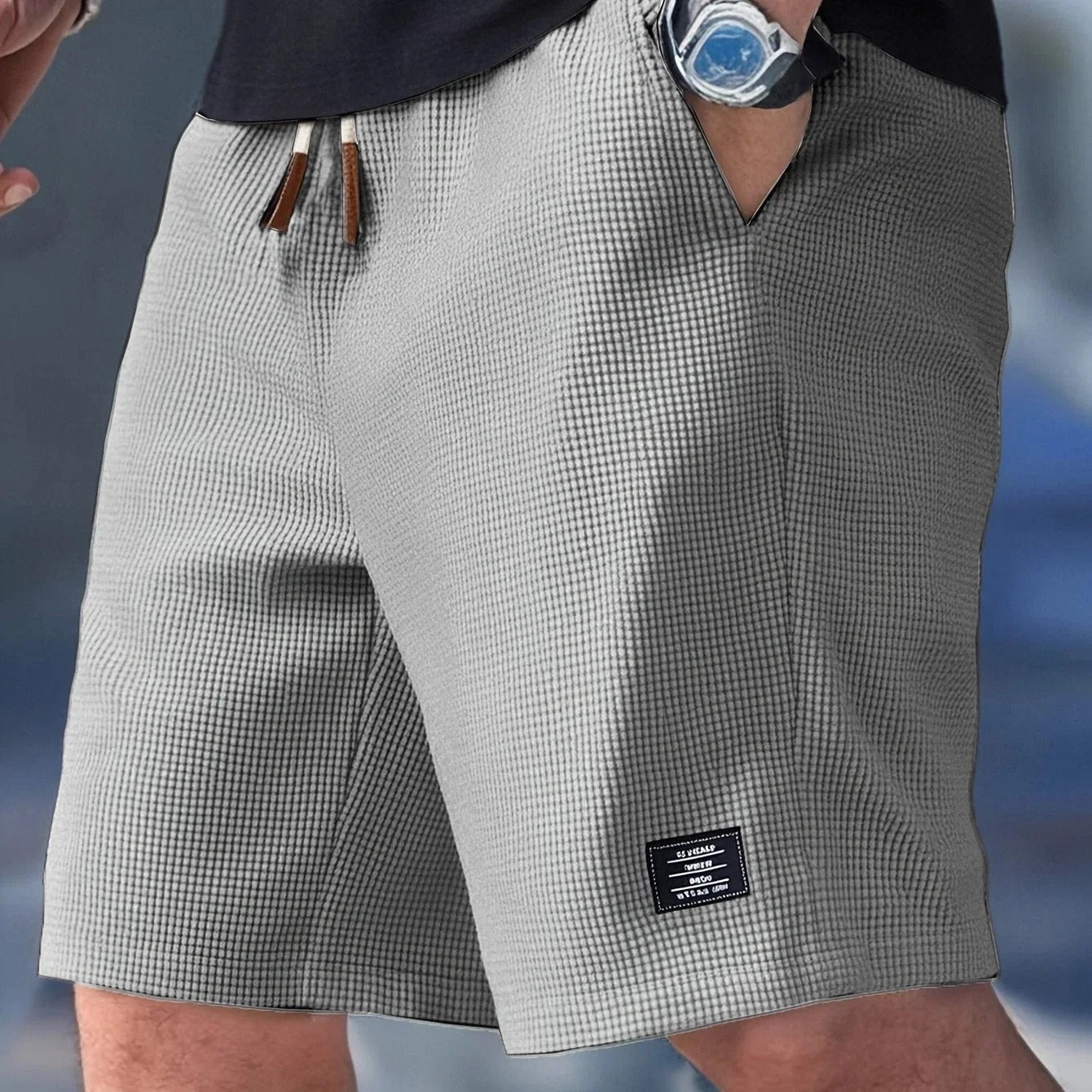 Herrshorts med resårmidja