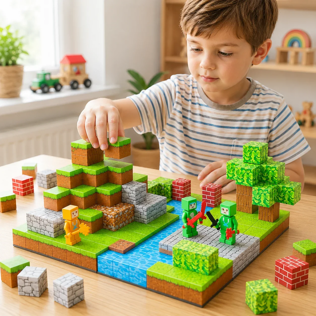 Bloxy magnetiska 3D-byggklossar