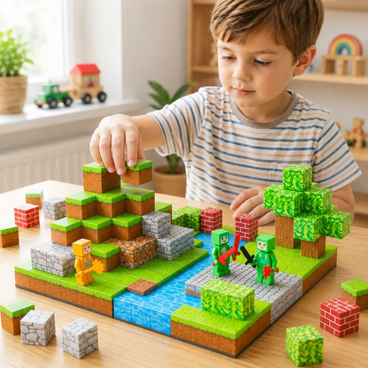 Bloxy magnetiska 3D-byggklossar