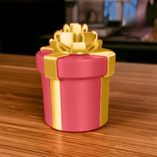 Skämtpresentask med 10 lager skruvar
