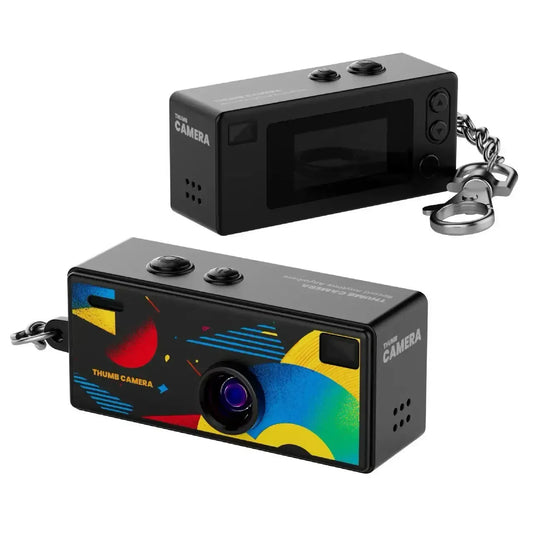Retro minikamera som nyckelring med 1080p HD inspelning