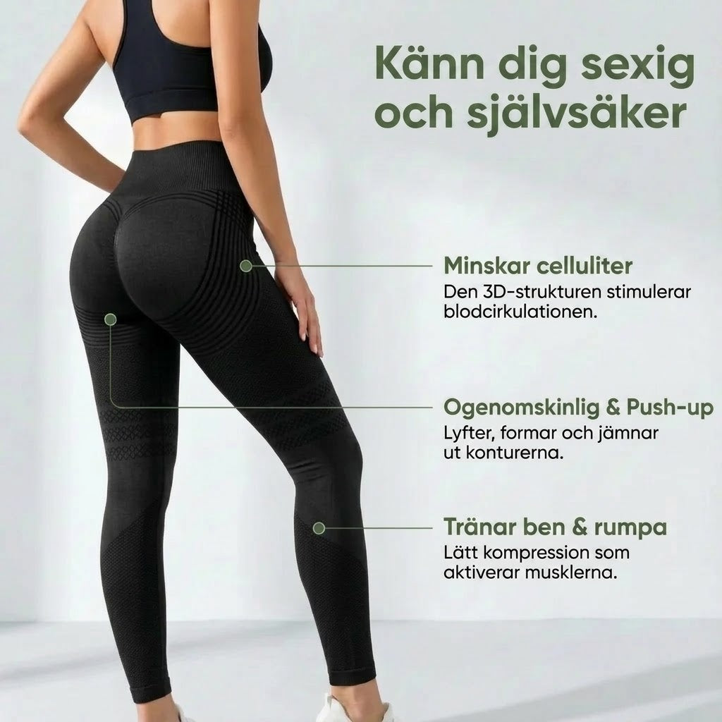 3D Sculpt leggings med formande passform