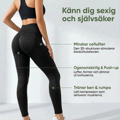 3D Sculpt leggings med formande passform